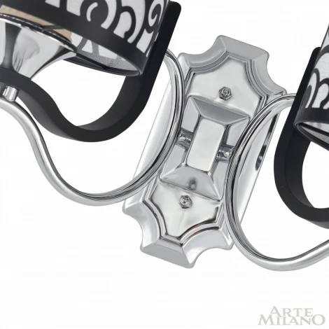 Бра Arte Milano Florentia-4957 304957/2W Bk/Ni (220V)