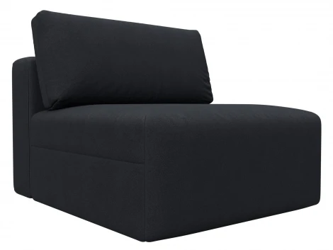 Модуль диван Лига-060 НПБ (ЛДСП,Брус,Фанера,Замша/Темно-серый) Лига Диванов 129540