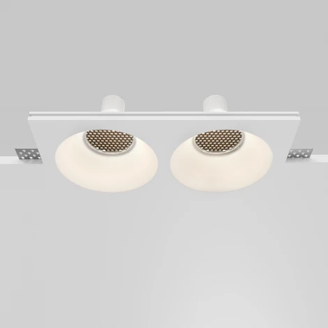 Встраиваемый светильник Maytoni Technical Gyps Modern DL129-GU10-02-W