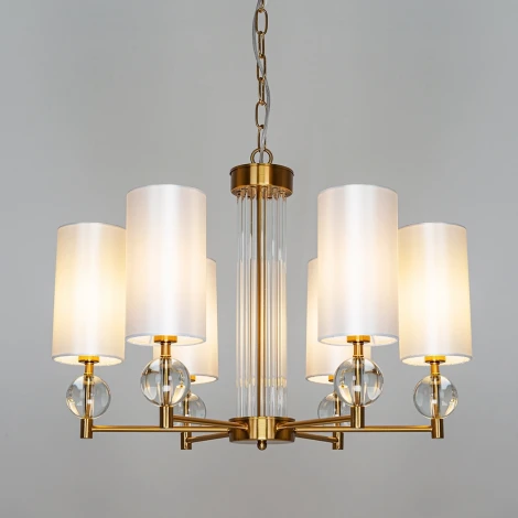 Подвесная люстра Arte Lamp Matar A4027LM-6PB (220V, на цепи)