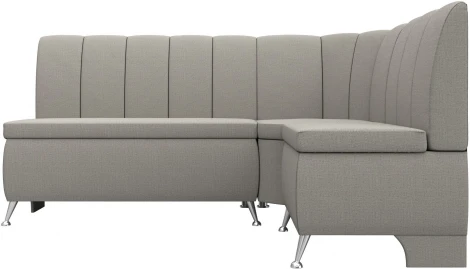 Диван кухонный угловой Кантри правый угол (Бежевый/Рогожка) Лига Диванов арт.122500