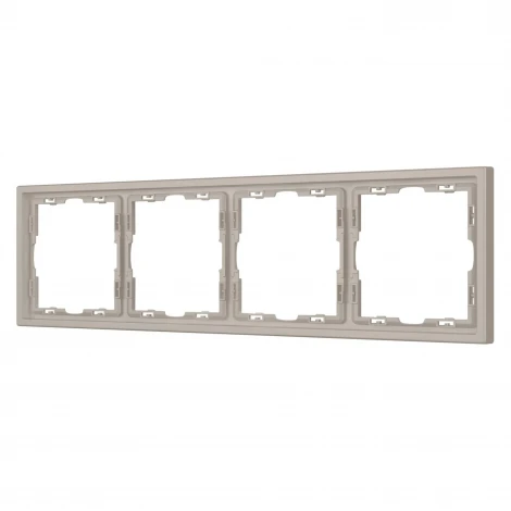 Рамка пластиковая FRM-NOBE-SFPL-4-CA (Arlight, Кашемир) 059460