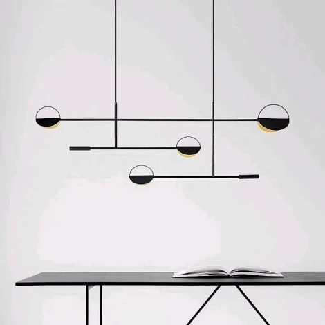 Подвесной светильник ярусный Lightera Urmia LE113L-130B Wi-Fi (LED, 220V, управление смартфоном, голосовое управление, умный дом - Алиса, Tuya Smart, Маруся, Smart Life, Экосистема Сбер, на тросе)