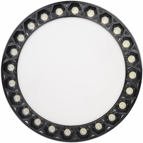 Светильник потолочный iLedex Mercury 5552-36W-D217-3/4K-WH+BK (220V, круглые)