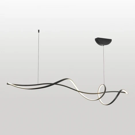 Подвесной светодиодный линейный светильник Lussole Wave LSP-7243 (220V, на тросе)