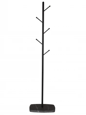 Вешалка напольная Пико 8 черный/торос графит софт Mebelik 009938
