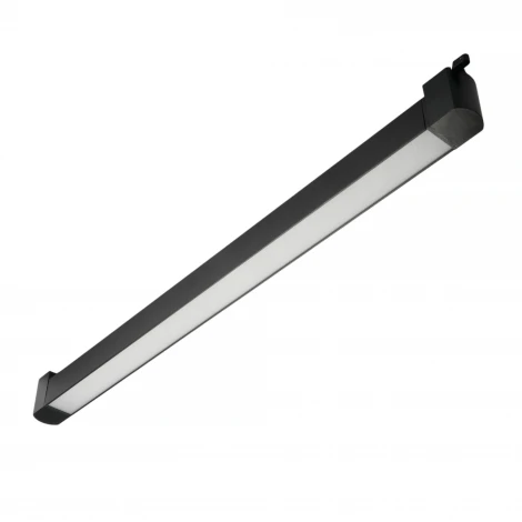 Трековый светодиодный светильник 220V однофазный MyFar Лайнс MT0112-30W3K-B