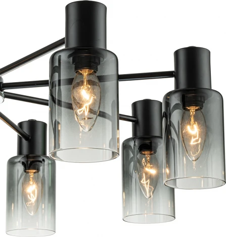 Потолочная люстра на штанге Diversity Escada 2120/8P E14*40W Black (220V)