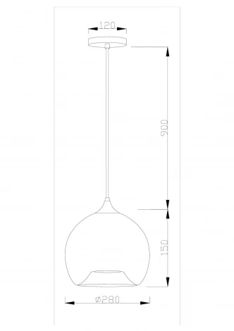 Подвесной светильник Moderli Laura V11528-1P (220V, на проводе, круглые)