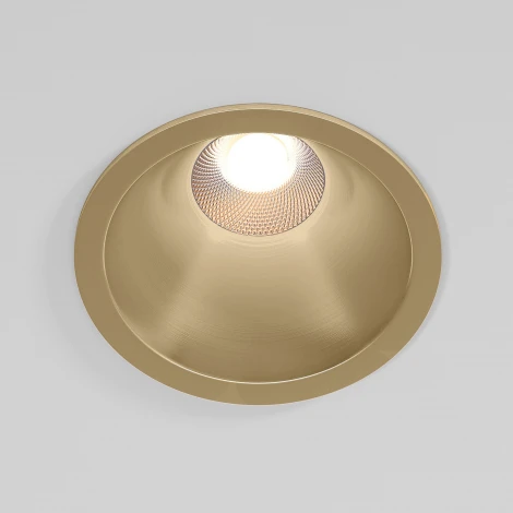Встраиваемый светильник светодиодный Elektrostandard Forte 25071/LED 15W 4000K латунь