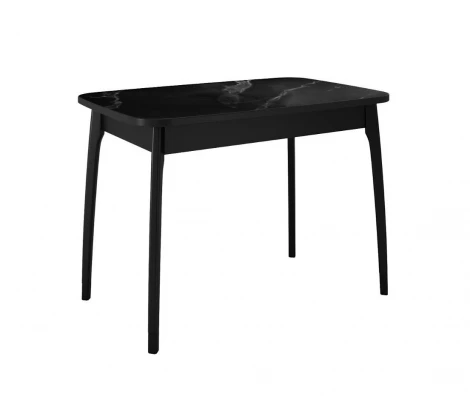 Стол DikLine MK40 Керамика Черный мрамор/подстолье черное/опоры черные арт.00-00079585