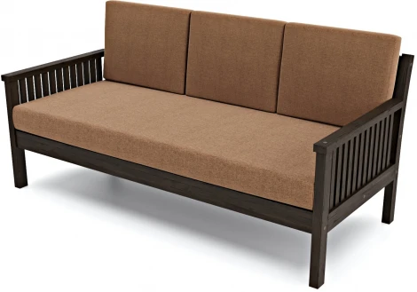 Диван Arsko Норман Б венге коричневая рогожка