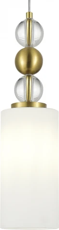 Подвесной свтильник ST Luce SL2003 SL2003.303.01 латунь/белый E27 1*40W