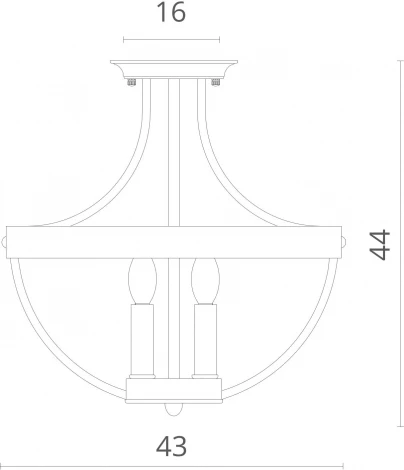 Потолочная люстра Divinare Norman 9980/02 PL-3