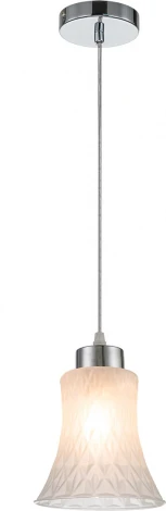 Подвесной светильник Escada Carnival 10193/1S Matt E27*40W Chrome/Matt (220V, на проводе, круглые)