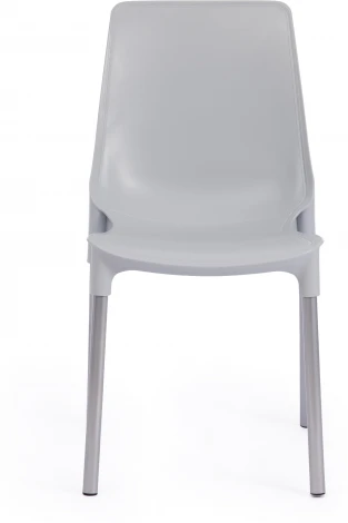 Обеденный стул Tetchair GENIUS (Металл,Пластик/Серый,Хром) 19113