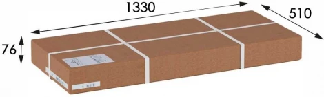 Зеркало напольное В 27Н средне-коричневый 137 см х 42,5 см от фабрики Mebelik