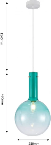 Подвесной светильник Favourite Alba 4101-1P (220V, на проводе, шар)