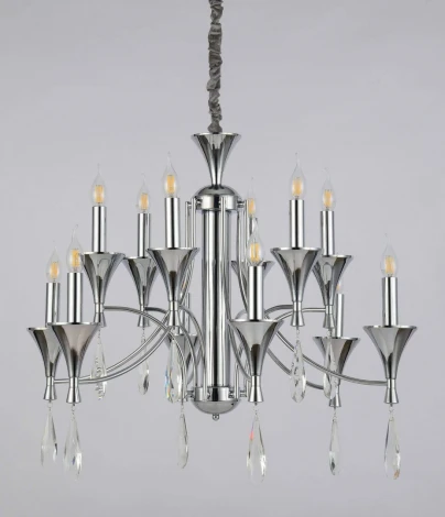 Подвесная люстра Lumina Deco Libero LDP 1230-12 CHR