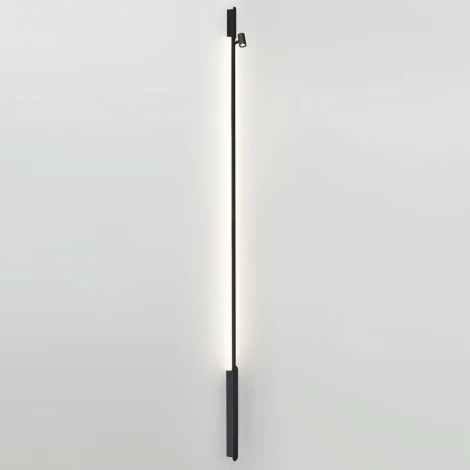 Прямой элемент для инсталляции Odeon Light Fino 7155/150S черный/силикон/металл IP20 LED 24W(21W+3W) 600Лм 3000K 120° 24V