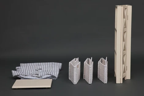 Тумба с 3 ящиками Secret De Maison CROIX 3 ( mod. PE-07 ) butter white (слоновая кость) (дерево павловния, мдф)