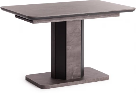 Стол обеденный SKAT ЛДСП/МДФ, 120-160х80х75 см, Оникс/Графит Tetchair 18956