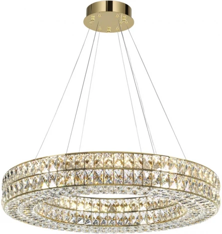 Подвесная люстра Odeon Light Panta 4926/85L золото/металл/хрусталь LED 85W 4000K 5074Лм