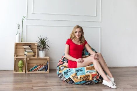 Кресло мешок Dreambag Груша Лейбл (2XL, Классический) 5005431