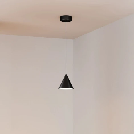 Подвесной светильник светодиодный SP-MAKOTO-R180-10W Warm2700 (BK, 36 deg, 230V, TRIAC) (Arlight, IP20 Металл) 057206