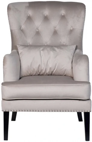 Кресло Garda Decor RIMINI-Colt030 (Черный/Светло-серый)