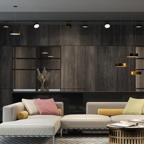 Трехфазный трековый светильник 220V светодиодный Prometa 358760 (круглые)