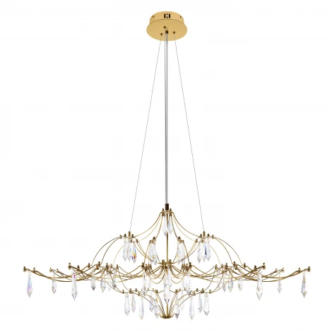 Подвесная люстра светодиодная Loft It Mira 10587/1000 Gold Asfour