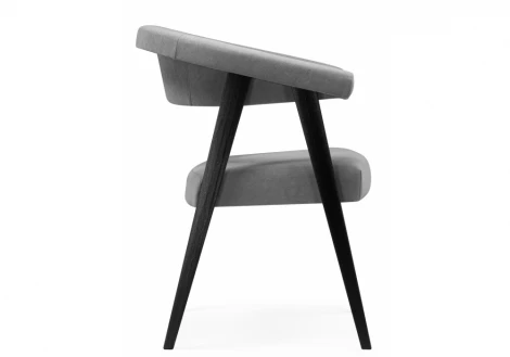 Обеденный стул Woodville Невада 2 ткань 234 / черное дерево