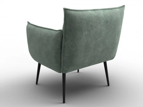 Кресло Лига-083 (Фанера/Металл/Велюр/Зеленый) Лига Диванов 132324