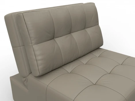 Кресло-кровать Лига-107 (80) (ЛДСП,Брус,Фанера,Экокожа/Бежевый) Лига Диванов 134941