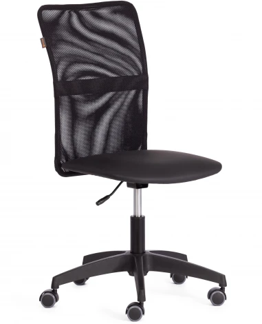 Компьютерное кресло игровое Tetchair START (Исскуственая кожа,Ткань/Черный)