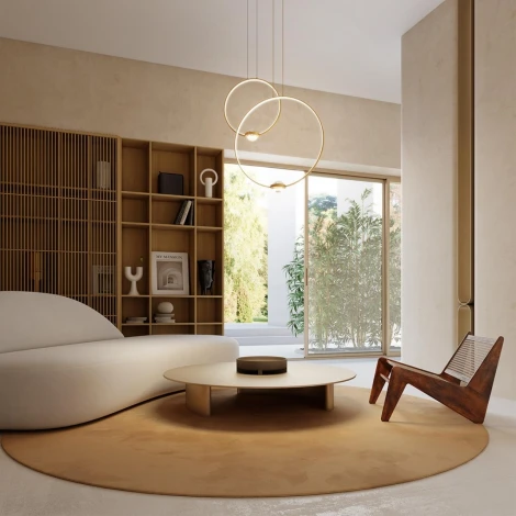 Подвесной светильник Odeon Light Gota 4336/18L (LED, 220V, на тросе, кольцо)