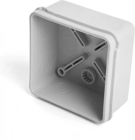 Коробка разветвительная 2-х компонентная (серый) Stekker 49197