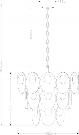 Подвесные люстры Rosabella A4067LM-7CC Arte Lamp (220V, на цепи)