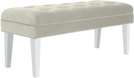 Банкетка Adel ОГОГО (арт.341341), (Ткань/Белый)