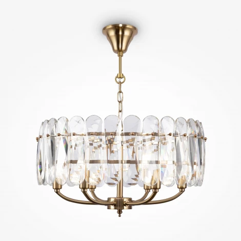 Подвесная люстра Maytoni Suite MOD122PL-06BS (220V, на цепи, круглые)