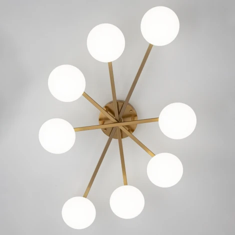 Потолочная люстра RGB на штанге Citilux Atman Smart CL226A183 (LED, 220V, голосовое управление, пульт управления, управление смартфоном, умный дом - Алиса, Маруся, Салют)