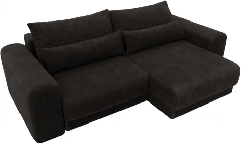 Диван угловой Лига-056 НПБ угол универсальный Лига Диванов (Велюр) арт.129162