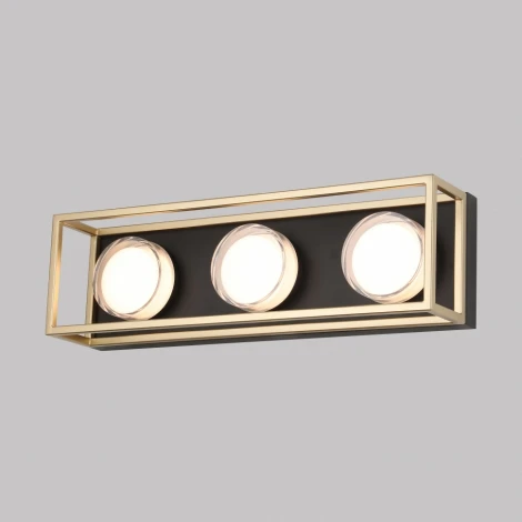 Настенный светильник iLedex Link 4778-50x15 MBK+SGD (220V, пульт управления)