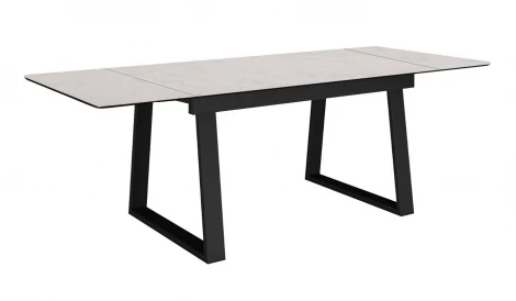 Стол DikLine DZ160 хромикс белый/черный (2 уп.) 00-00083506