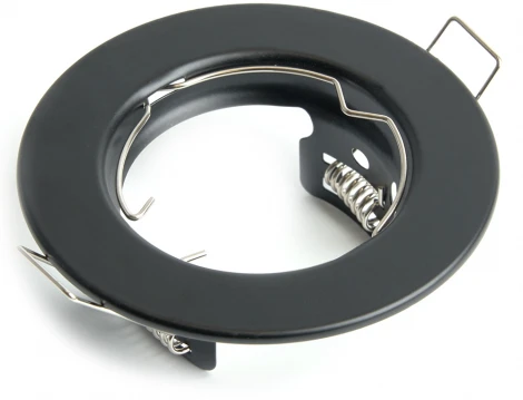 Светильник встраиваемый Feron DL10 48464 50W G5.3 черный (12V, круглые)