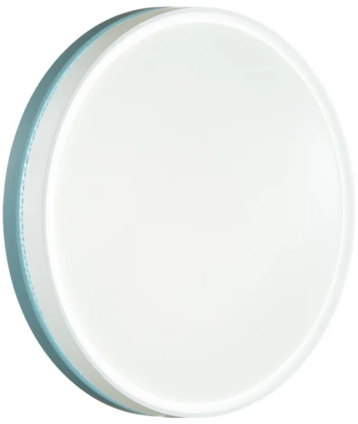 Настенно-потолочный светильник Sonex Nohava Blue 7669/DL пластик/белый/голубой LED 48Вт 4000К D415 IP43 (220V, круглые)
