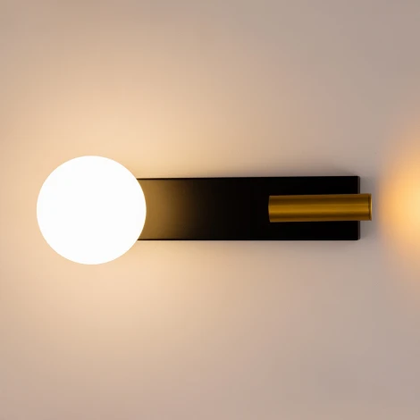 Настенный светильник для чтения со спотом Citilux Декар CL704451 (220V, выключатель, шар)