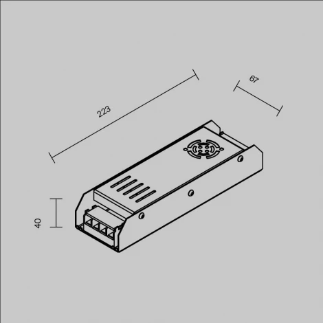 Блок питания PSL001 12В 300Вт Maytoni 811002