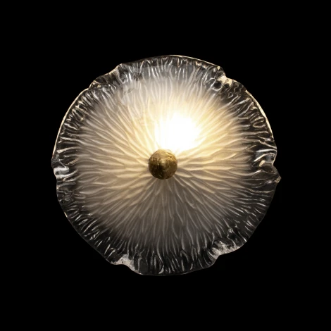 Настенный светильник Loft It Bloom 10352W/B AB (220V, выключатель, цветы)